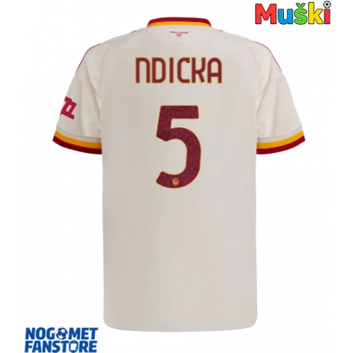 AS Roma Evan Ndicka #5 Gostujuci Dres 2026-27 Kratak Rukav